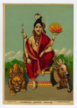 indio Painting - indio ardhanarishvara